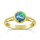 Gold and Opal Ring Ring Pruden and Smith   