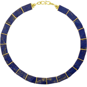 Lapis Lazuli Collar Necklace Necklace Pruden and Smith   
