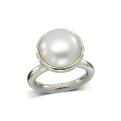 Pearl Stacking Ring (Large) Ring Pruden and Smith   