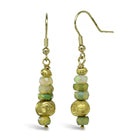 Opal and Gold Nugget Bead Earrings by Pruden and Smith | OpalandGoldNuggetbeadearrings.jpg