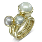 Pearl Stacking Rings Gold Ring Pruden and Smith   