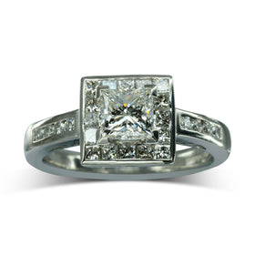 Square Diamond Cluster Ring Ring Pruden and Smith   