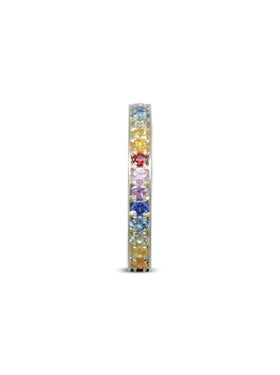 Rainbow Sapphire Eternity Ring Ring Pruden and Smith   