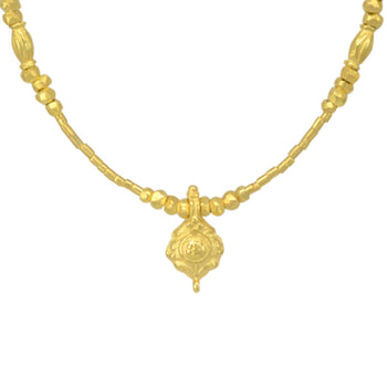Yellow Gold Love-bead Charm Necklace Necklace Pruden and Smith 18ct Yellow Gold  