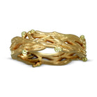 Rose and green gold seaweed ring Ring Pruden and Smith   