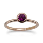 Rose Gold Ruby Stacking Ring Ring Pruden and Smith   