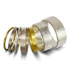 Rough Hammered Wedding Rings Ring Pruden and Smith   