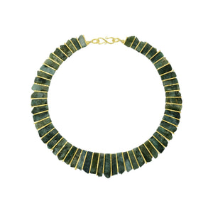 Rough Emerald Necklace Necklace Pruden and Smith   