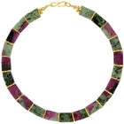 Ruby Zoisite Collar Necklace by Pruden and Smith | RubyZoisiteCollarNecklace.jpg