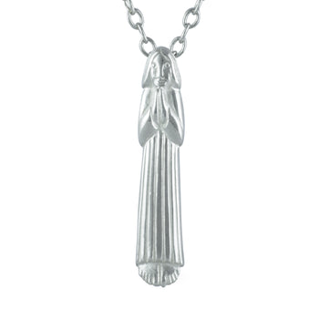 Silver Praying Girl Pendant Pendant Pruden and Smith   