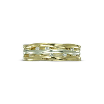 Trap Three Band Diamond Eternity Ring Ring Pruden and Smith   