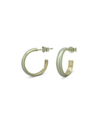 Two Tone Gold Mini Hoop Earrings Earring Pruden and Smith   