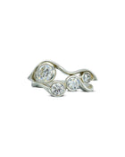 Water Bubbles Two Strand Diamond Ring Ring Pruden and Smith   