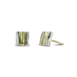 Trap Two Colour Stud Earrings Earstuds Pruden and Smith   