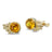 Yellow Gold Citrine Cufflinks by Pruden and Smith | citrine-gold-nugget-cufflinks2.jpg