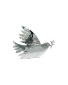 Silver Dove Brooch with Olive Branch Brooch Pruden and Smith   