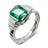 Emerald Art Deco Inspired Dress Ring by Pruden and Smith | emerald-deco-ring5-2.jpg