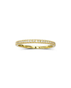Pavé Set Diamond Eternity Ring (Slim) Ring Pruden and Smith 18ct Yellow Gold  
