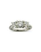 Four Claw Platinum Trilogy Diamond Ring Ring Pruden and Smith   