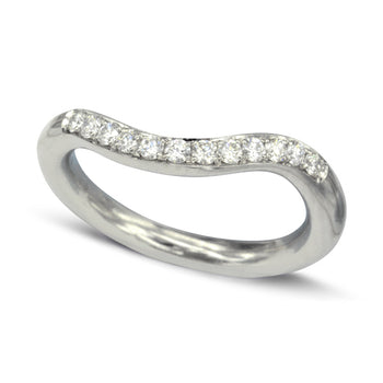 Spiky Organic Diamond and Platinum Engagement Ring Ring Pruden and Smith   