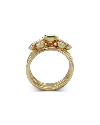 Peridot 9ct Yellow Gold Stacking Ring Ring Pruden and Smith   