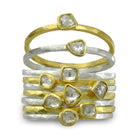 Rough Diamond Stacking Rings Ring Pruden and Smith   