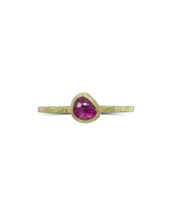 Rose Cut Ruby Stacking Ring Ring Pruden and Smith   