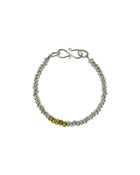 Nugget Silver with Gold Section Bracelet Bracelet Pruden and Smith   