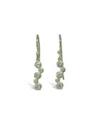 Water Bubbles Diamond and White Gold Drop Earrings Earring Pruden and Smith   